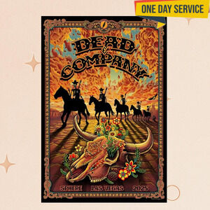 Dead And Company 2025 Tour Sphere Las Vegas Poster
